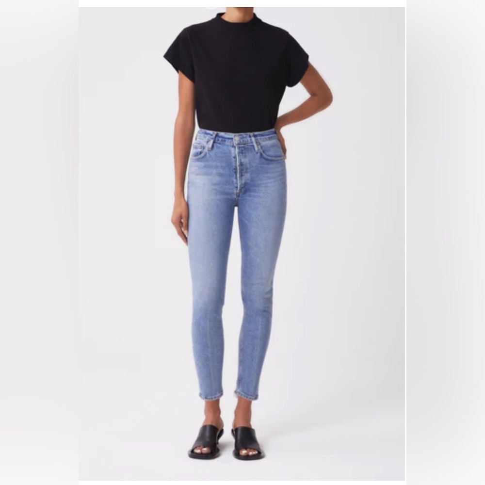 Agolde Nico High Rise Slim Fit in Chronicle